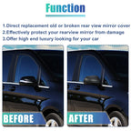 Matte Black Rearview Mirror Cap for Mercedes Vito W447 (2014–2020) Right Side