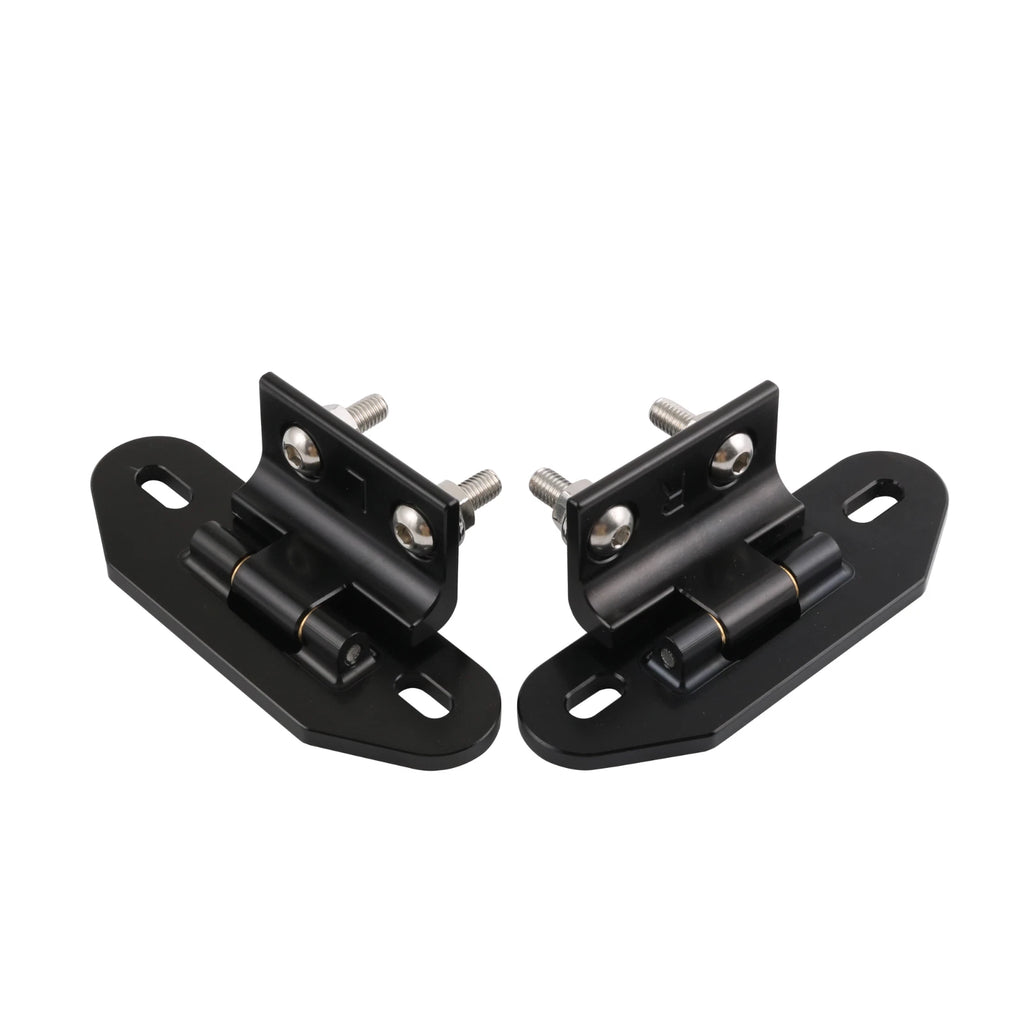 Pair Black Rear Hatch Hinges for Camaro/Firebird (1982-1992) Billet Aluminum