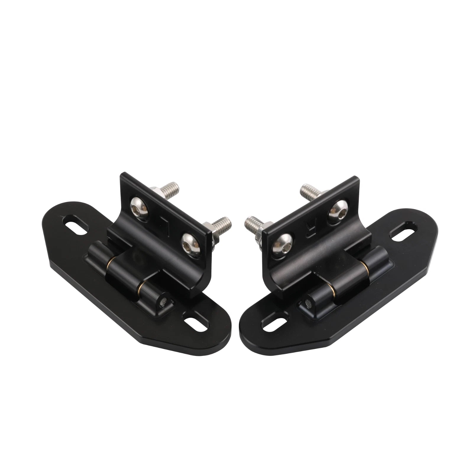 Pair Black Rear Hatch Hinges for Camaro/Firebird (1982-1992) Billet Aluminum