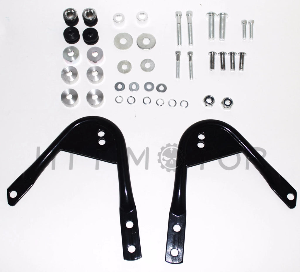 Detachable Luggage Rack Docking Hardware Kit for Harley Touring (1997–2008)