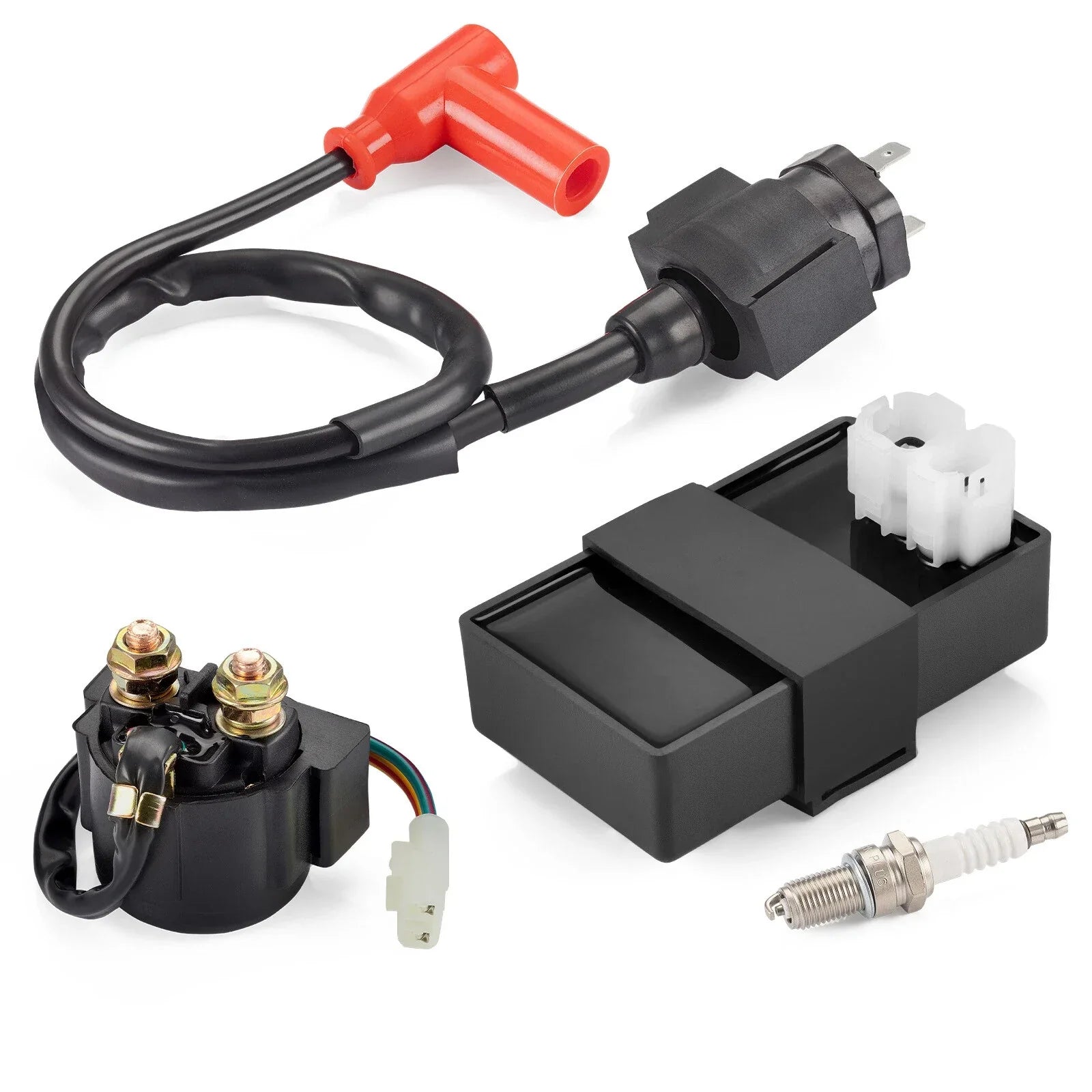 Ignition Coil Spark Plug CDI w/ Relay for Honda TRX400FW Foreman (1999–2002)