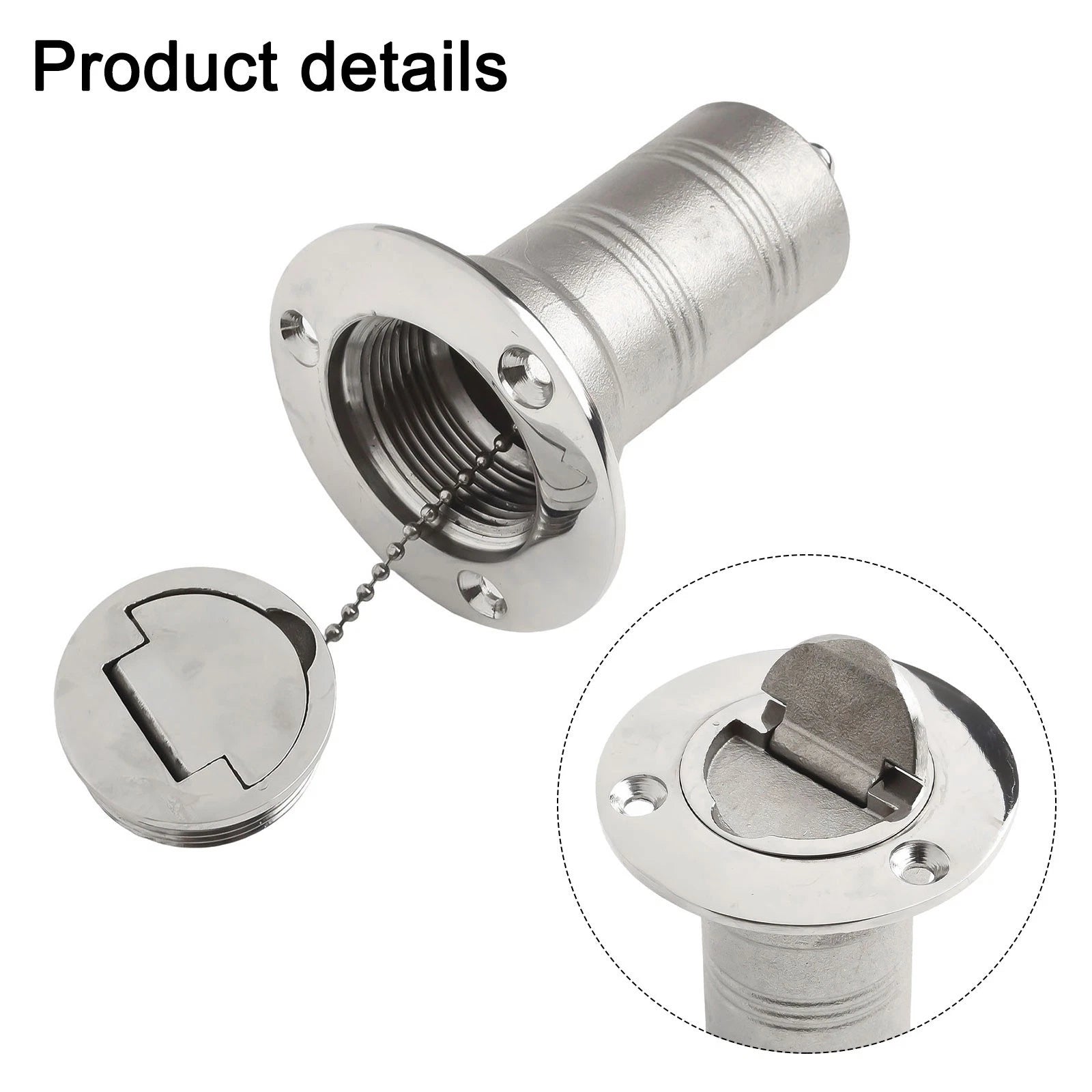 Keyless Fuel Tank Cap for Boat and RV (12 Inch)
