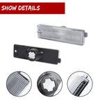 2X Clear Lens Side Marker Lights for Chevy Camaro (1993–2002)