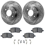 Brake Disc Rotors and Pads Kit for Chevy Cobalt, Pontiac G5, Ion