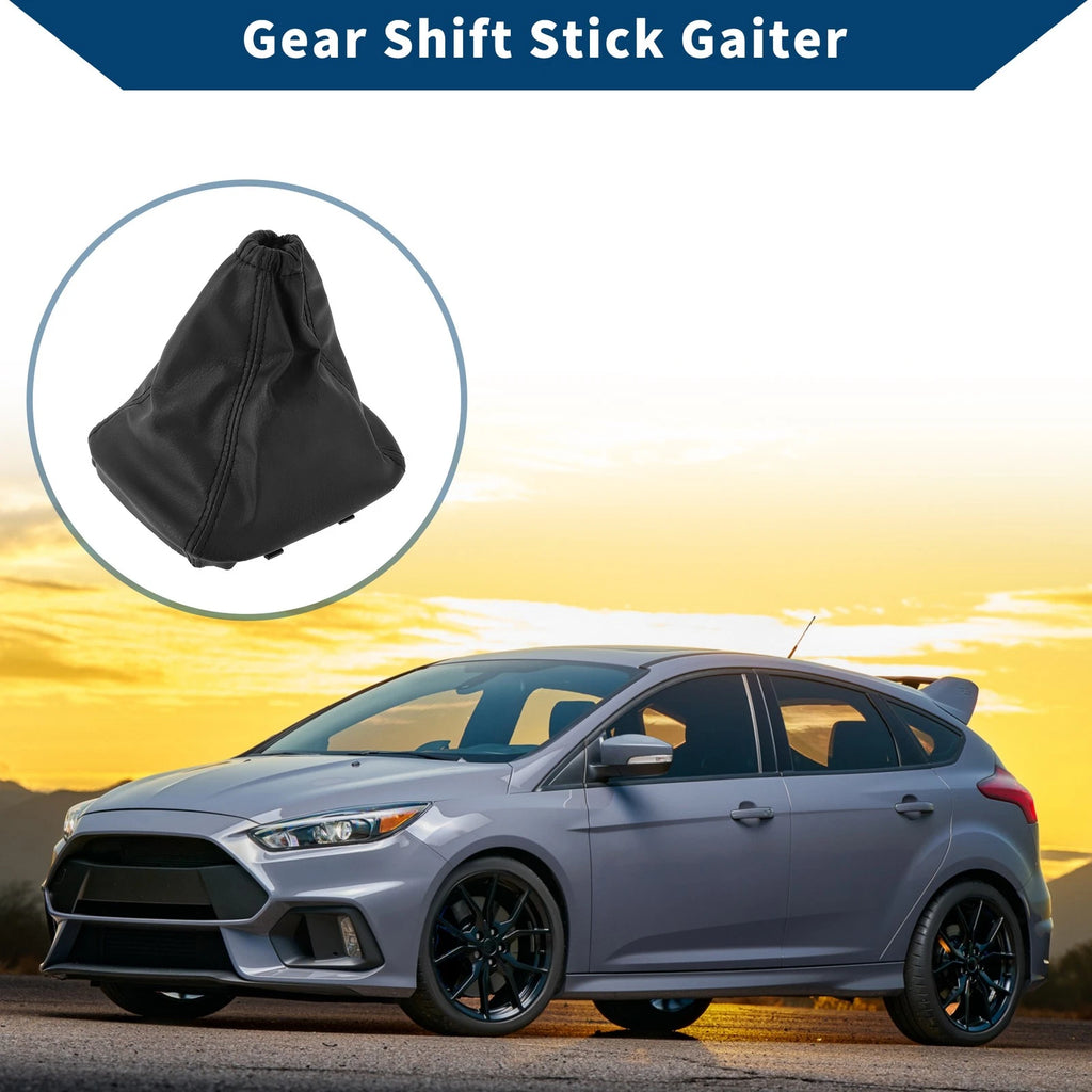 1 Pc Gear Shift Gaiter for Ford Transit Mk7 (2006–2013) Black Leather