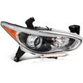 Set of 2 Chrome Amber Headlights Assembly for Infiniti QX60 (2014–2015)