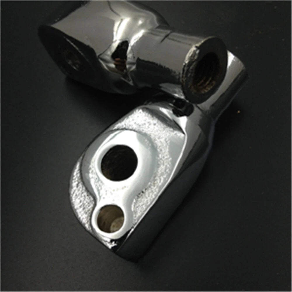 Chrome Foot Pegs Adapter for Yamaha Road Star (1999–2006)