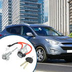 Ignition Switch Cylinder & Front Door Lock Cylinder w/ Keys for Hyundai IX35 (2015)