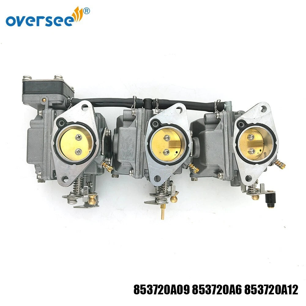 Carburetor Set for Mercury 40 Lightning XR 50HP (853720A09, 853720A6, 853720A12)