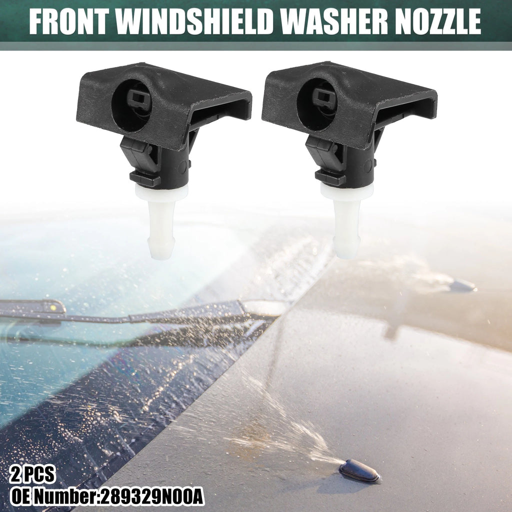 2pcs Windshield Wiper Washer Nozzle for Nissan Maxima (2009–2011) No. 289329N00A