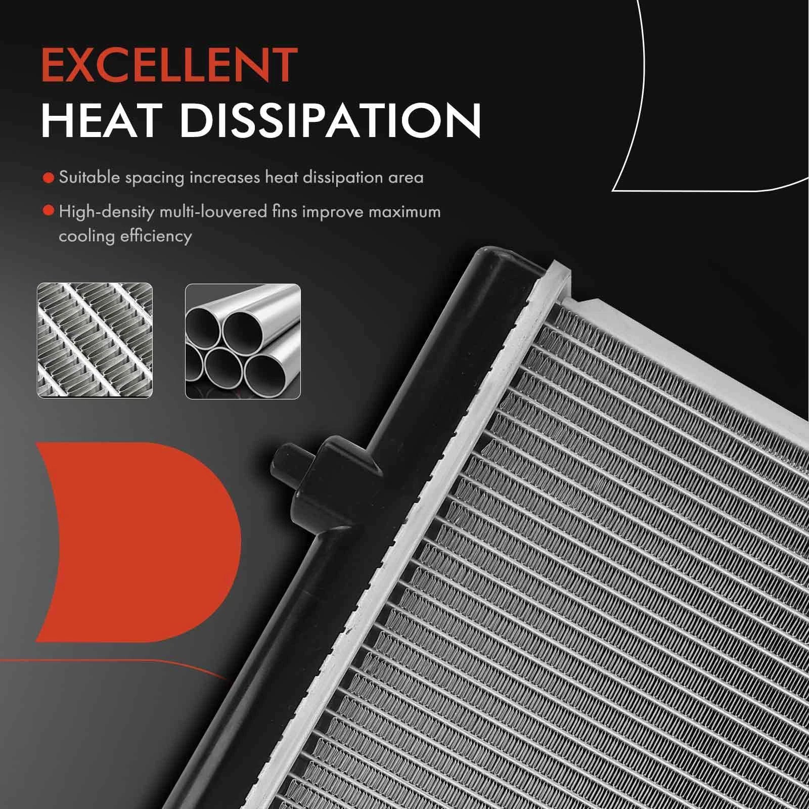 Radiator with Oil Cooler for Toyota Paseo Tercel (1995â1999)