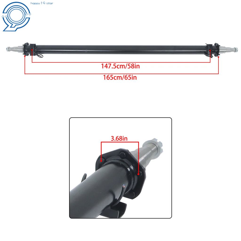 Idler Hub for 6000lbs Trailer Axle (73" Face, 58" Spring Center)