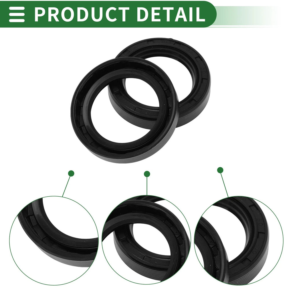 Oil Seal   - NBR Rubber 35x50x10mm Black