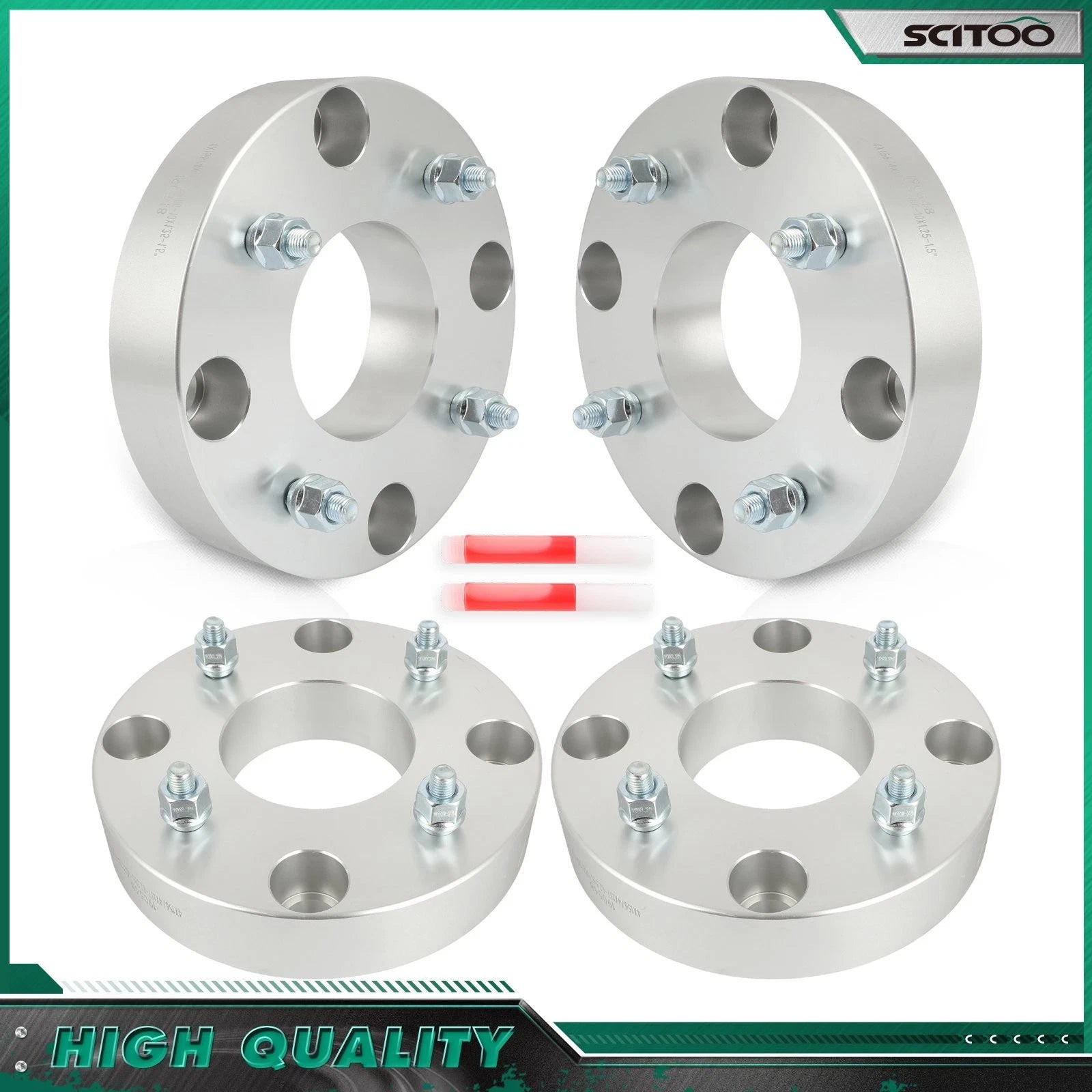 Set of 4 Wheel Adapters 4x156 to 4x137 for Polaris (ATV)