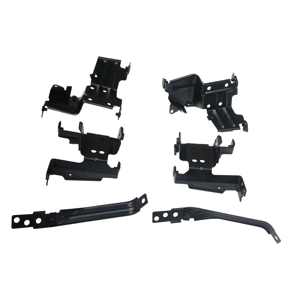 Set of 6 Front Bumper Reinforce Brace Brackets for GMC Sierra 2500HD 3500HD (2011–2014)