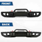 Front Bumper for Jeep Wrangler JL Gladiator (2018–2024) w/Mount Plate