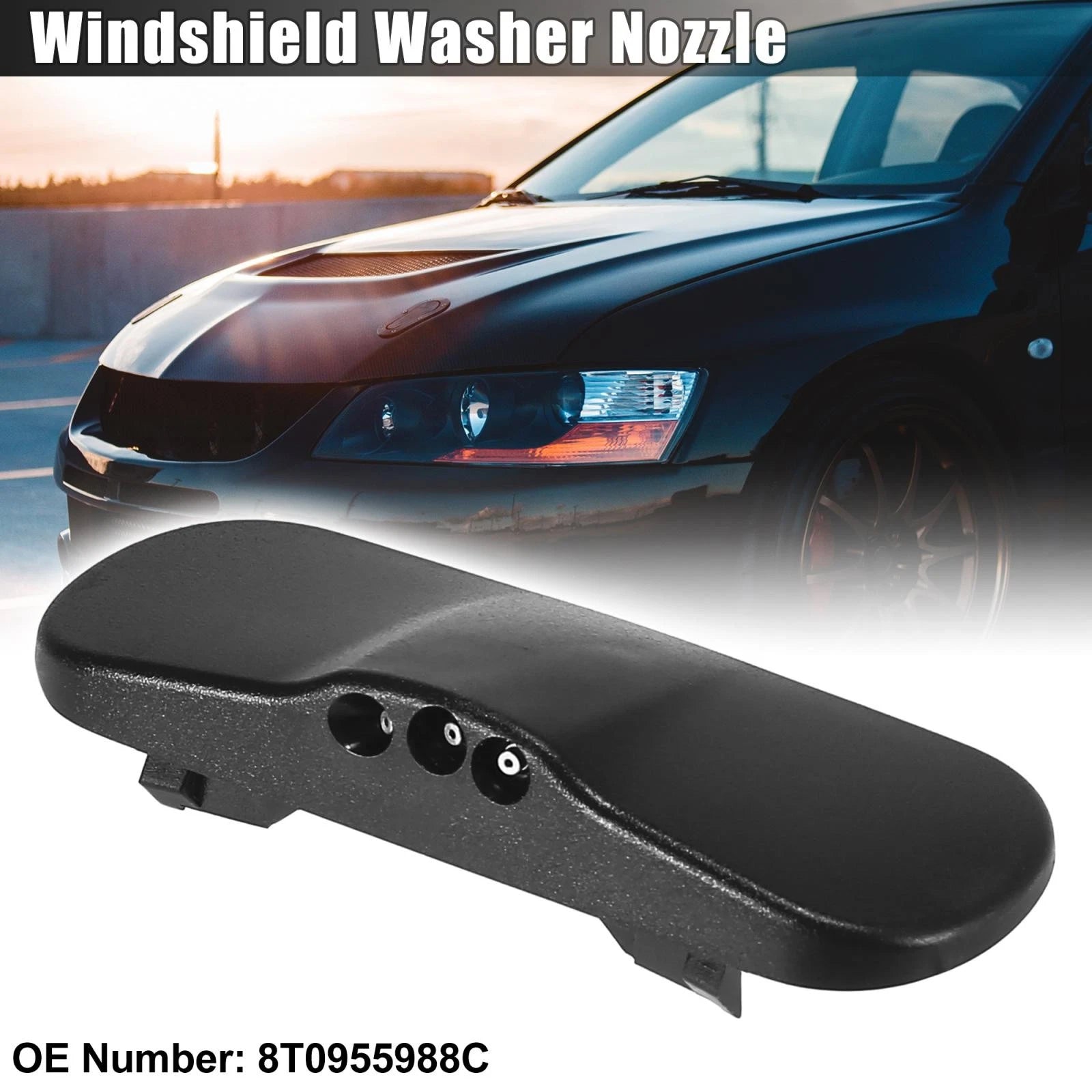 Windshield Washer Nozzles Spray Jet for Audi A4 B8 (2007–2011) Right 8T0955988C