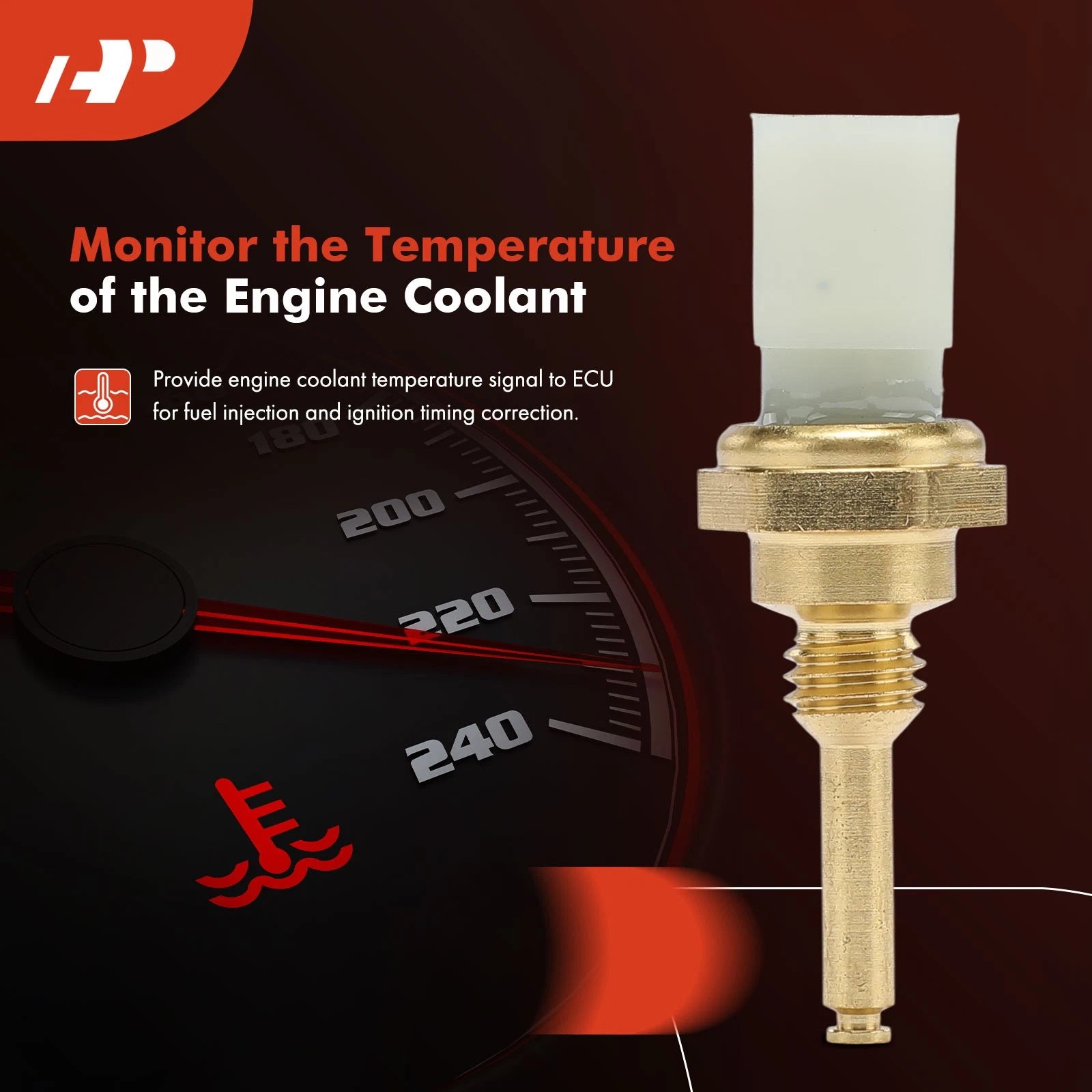 Engine Cylinder Head Temperature Sensor for Ford Explorer (2011-2022)