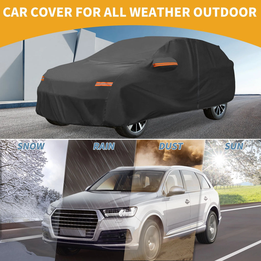 Waterproof Car Cover for Kia Sportage (190T-PU, Black)