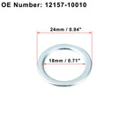 15pcs M18 Engine Oil Drain Screw Gasket 12157-10010 for Toyota Corolla (1971–1974)