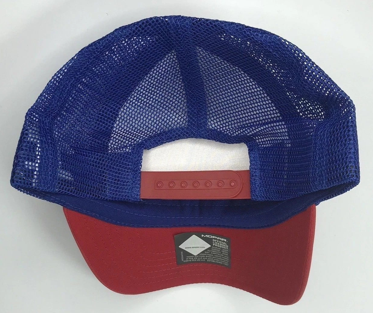 Padded Mesh Cap with Mopar Emblem for Red White Blue Dodge Charger (2015–2023)