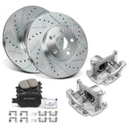 Front Drilled Brake Rotor and Pad Caliper for Scion tC Toyota Celica (2011–2013)