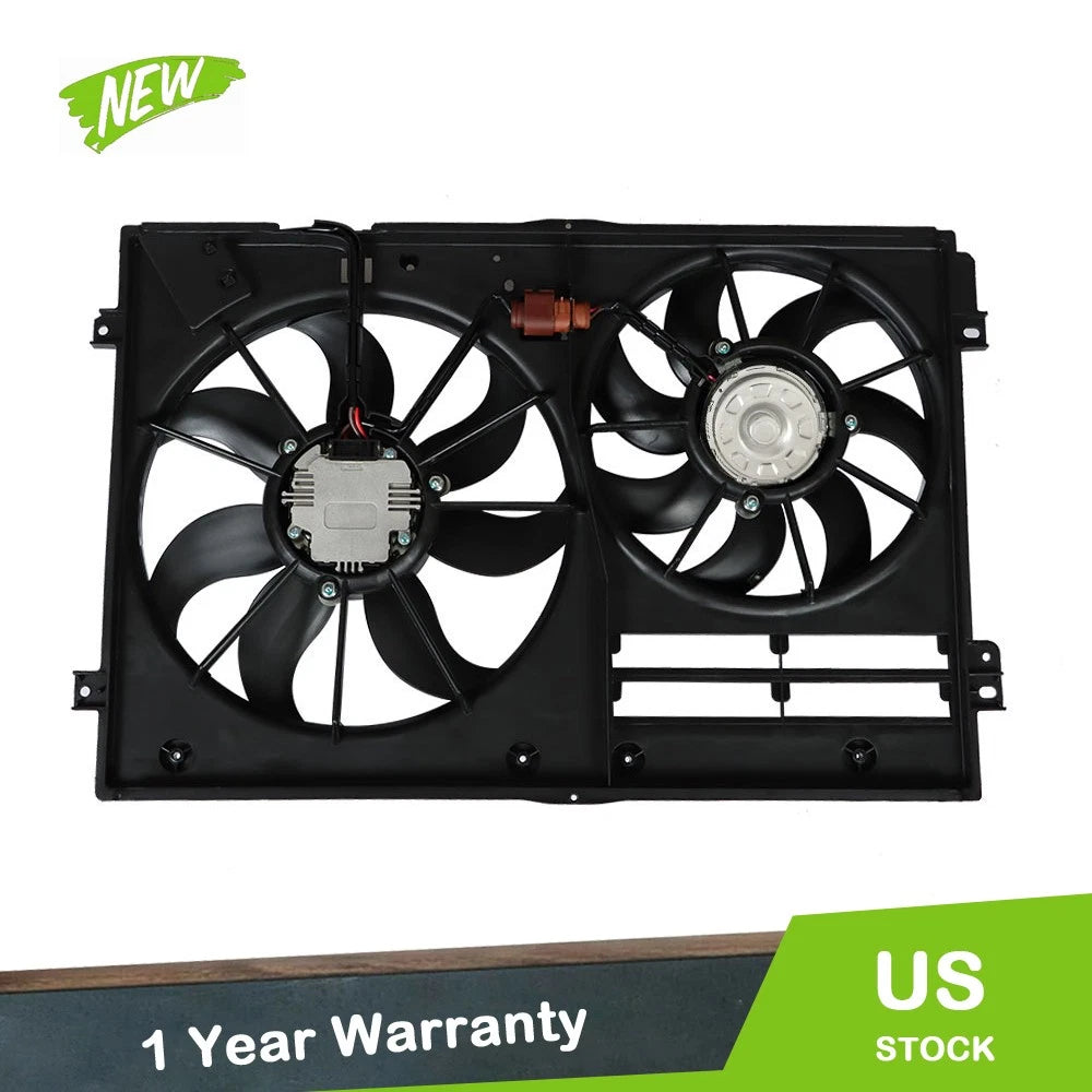 Radiator Condenser Cooling Fan for Volkswagen Passat (2006–2015)