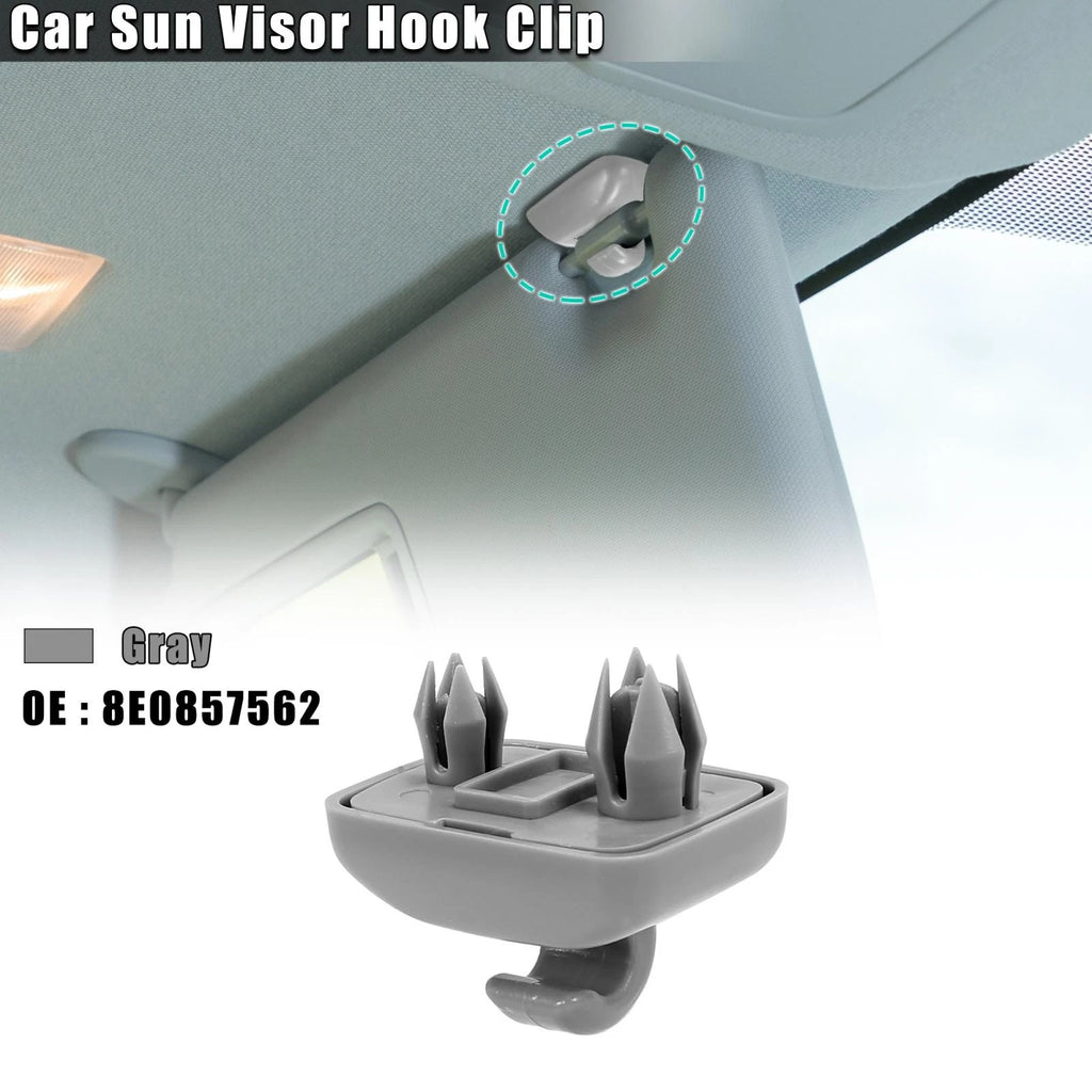 Set of 2 Sun Visor Hook Clips 8U0857562 for Audi RS5 (2013–2015)