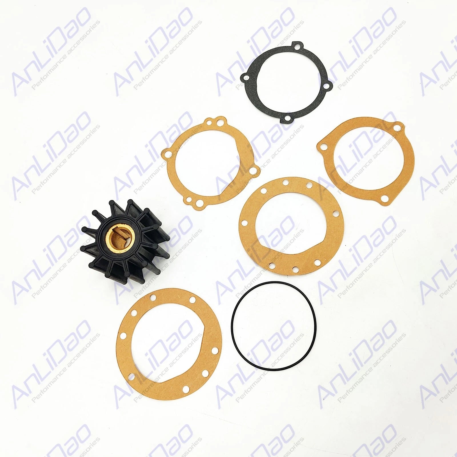 Impeller for Sherwood Jabsco Johnson B04 C-03 E35 F10 (10615K, 18948-0001, 09-702B)