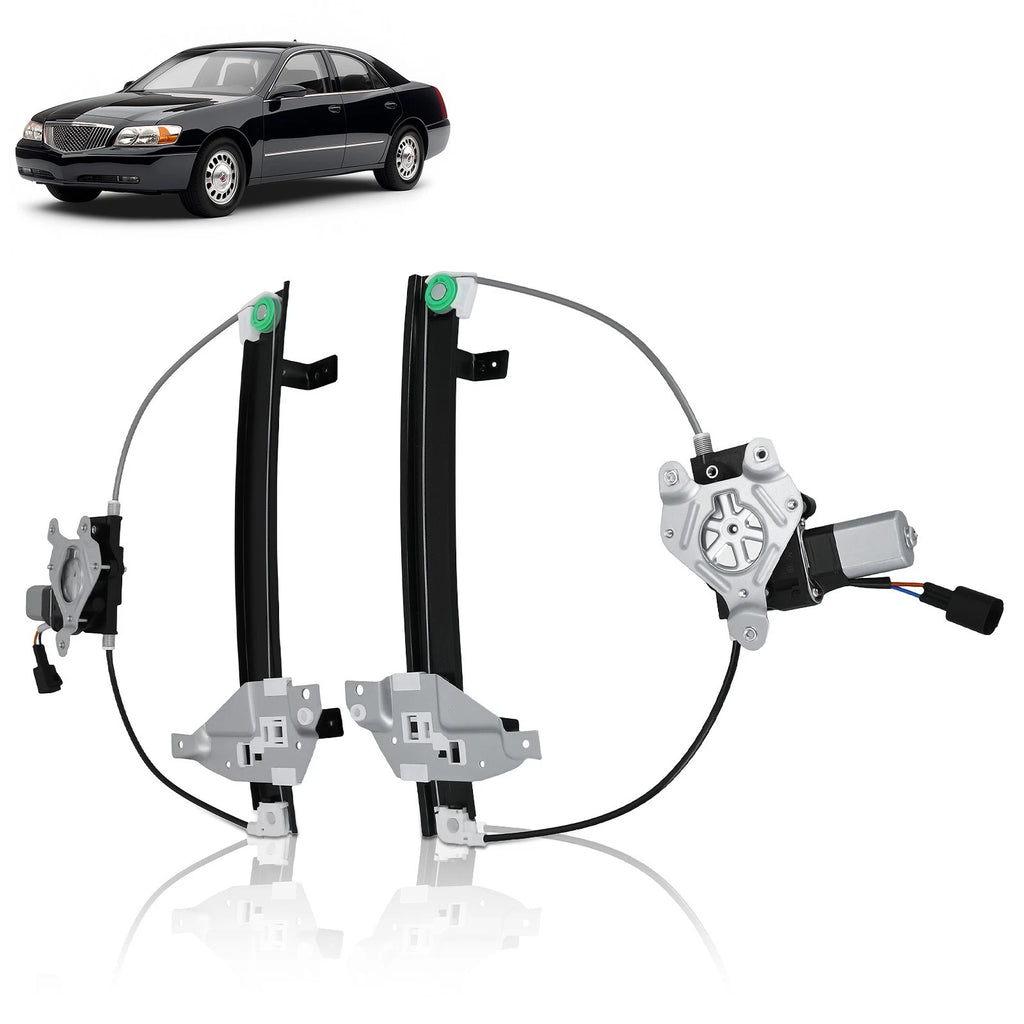 2X Rear Window Regulator for Buick Century Regal Intrigue (1997–2005)