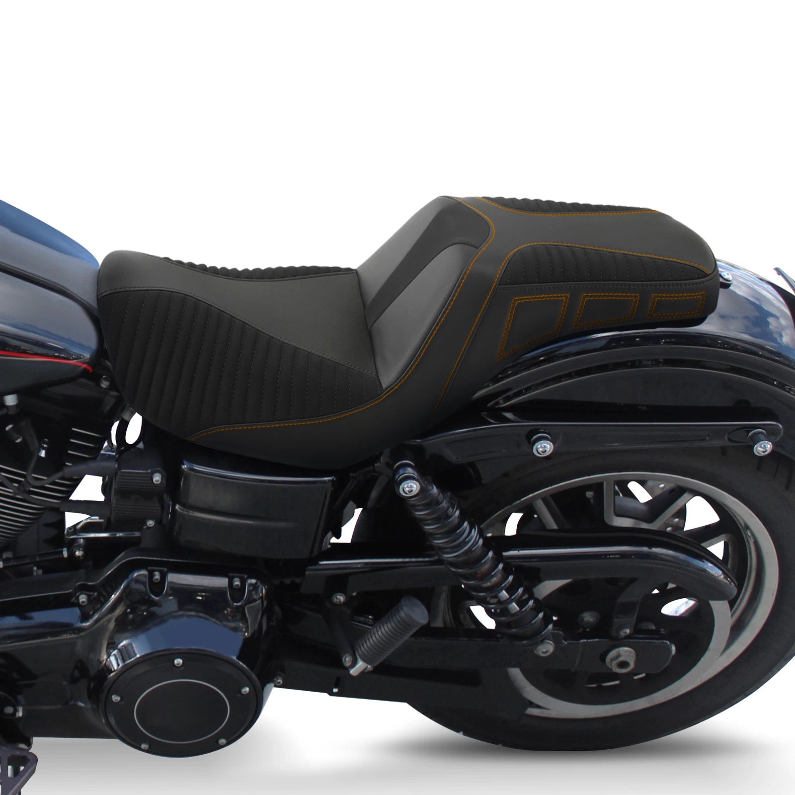 Driver Passenger Seat for Harley Dyna Street Bob Low Rider Fat Bob (2006–2017)