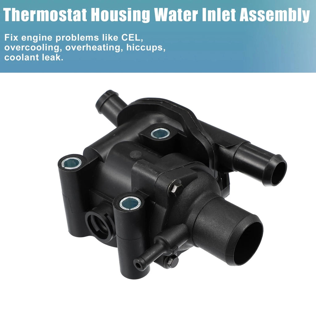 Engine Coolant Thermostat Housing Assembly for Ford (2001–2020) XS4G9K478BB