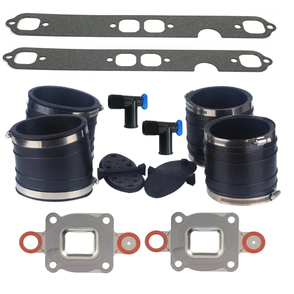 Mercruiser GM V8 Dry Joint Exhaust Bellow Closed Cooling Kit 4 Inch (27-864850A02)