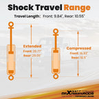 4" Lift Kit with Shocks for Jeep Wrangler JK 4 Door 4WD (2007–2018)