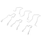 Set of 6 Headlight Bulb Spring Clips Bracket for H1 H3 H4 H7 (OE: 5ZHSFULLKIT)