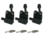 3X Ignition Coil and Spark Plug for Ford Fiesta, Focus (2016–2017)