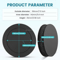 Set of 4 Car Door Speaker Foam Rings for Universal Fit (6.5")