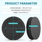 Set of 4 Car Door Speaker Foam Rings for Universal Fit (6.5")