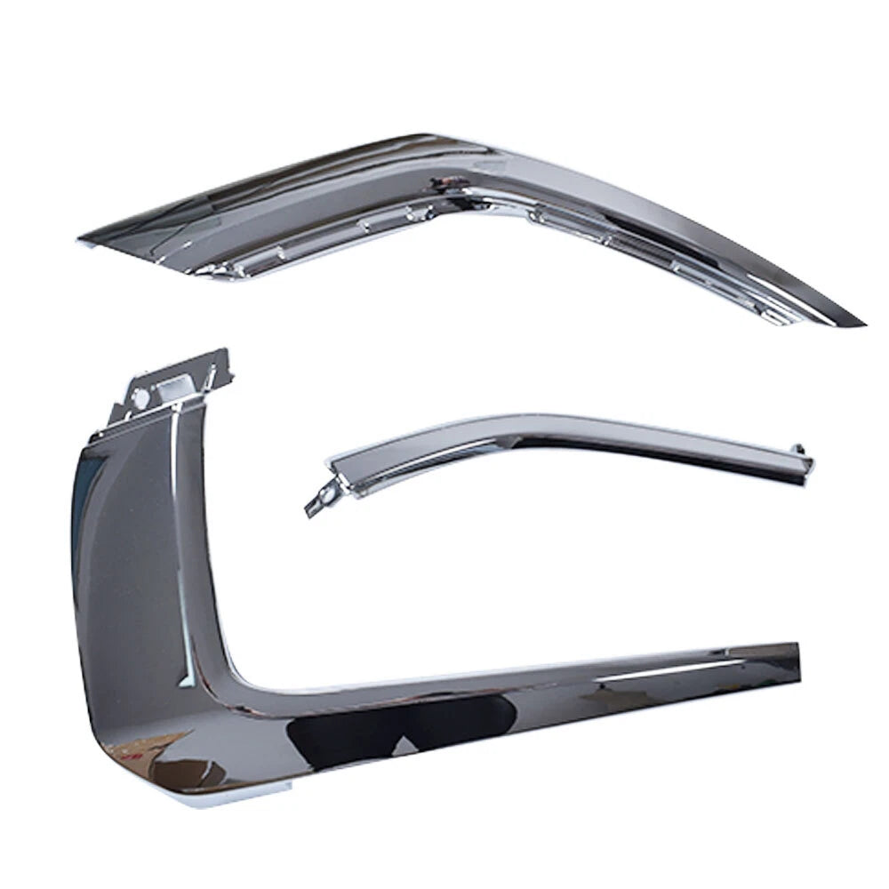 Set of 3 Chrome Trim for Mitsubishi Outlander (2016-2020)