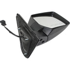 Set of 2 Heated Power Mirrors for Jeep Patriot (2007–2017) Textured Black