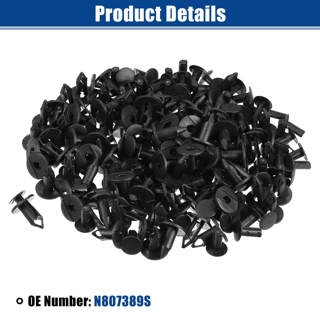 100Pcs Bumper Retainers Clip Push Type Rivets for Ford Escape (2001–2012)