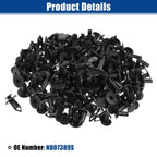 100Pcs Bumper Retainers Clip Push Type Rivets for Ford Escape (2001–2012)