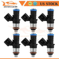 Set of 6 Fuel Injectors for Ford F-150, Explorer, Mustang