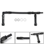 6AN Braided Dual Feed Carb Fuel Line for Holley 4150 Carburetor