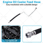 Engine Oil Cooler Feed Hose for Mitsubishi Pajero V25W V45W (1991–2000)