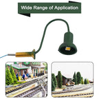 Street Wall Light Lamp Post Assembly for Model Railroads (LED)