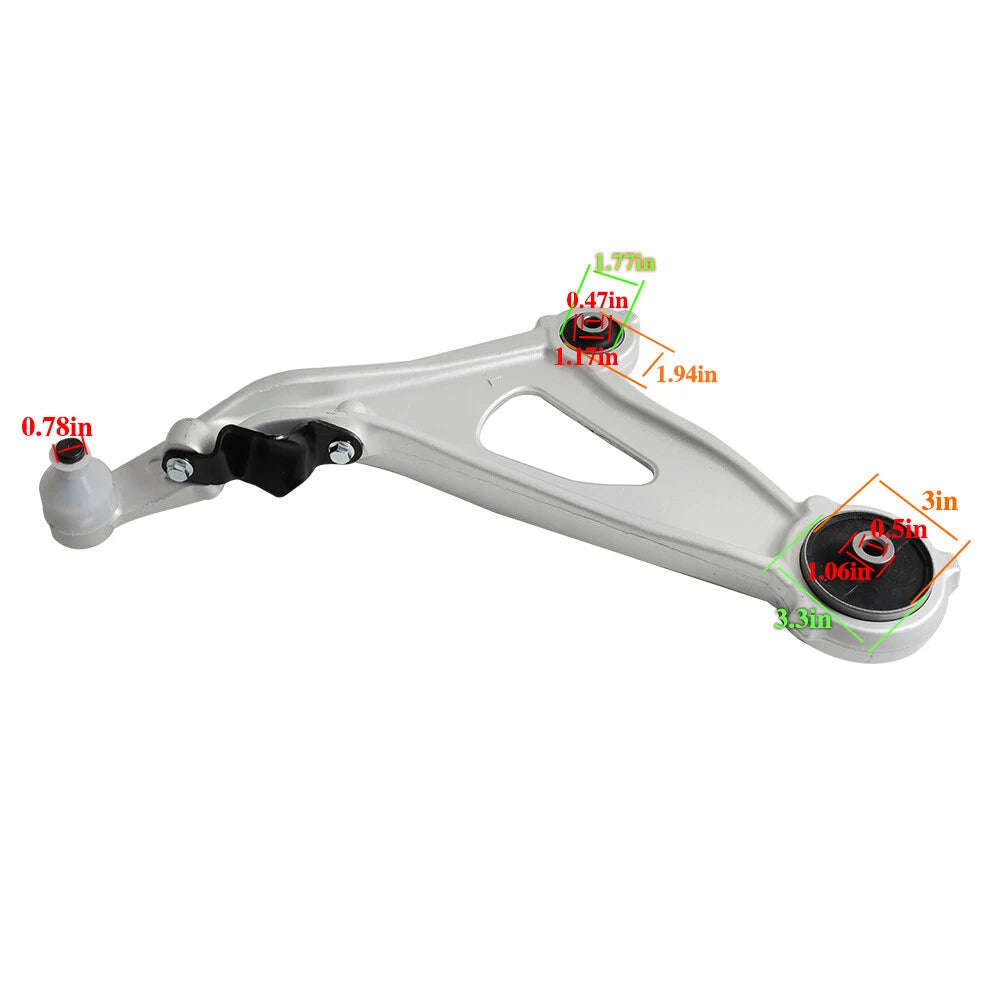 2X Front Lower Control Arms with Ball Joints for Nissan Pathfinder (2013–2020)