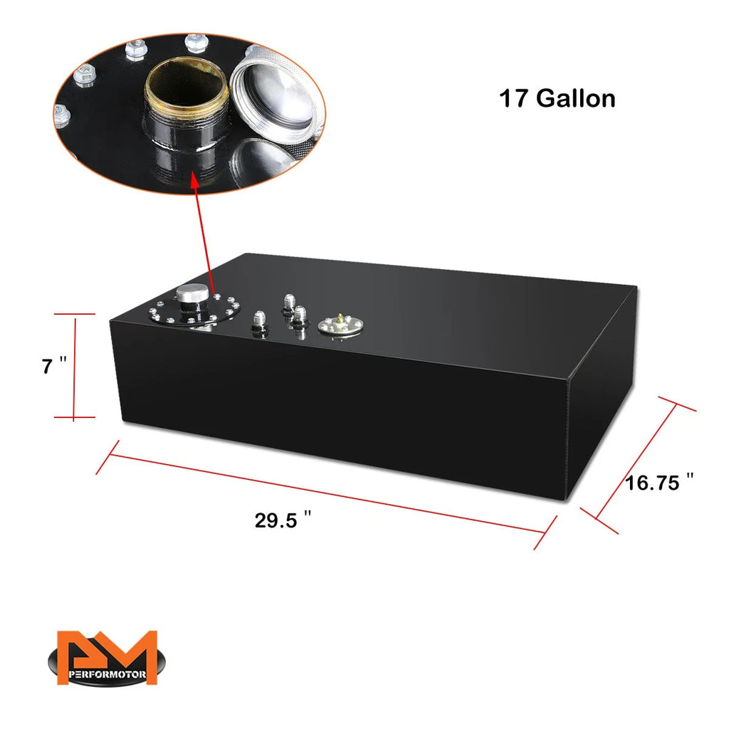 17 Gallon Aluminum Fuel Cell for Universal Applications (64L)