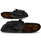 OE Style Headlight Headlamp Kit Smoke for Town & Country Grand Caravan (1996–1999)