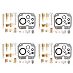 4X Carburetor Rebuild Kit for Yamaha Timberwolf 250 (1992–1998)